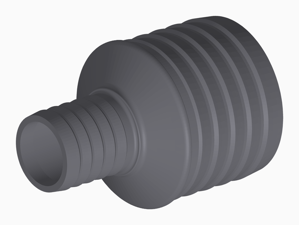 Schlauchverbinder gerade 19.7 – 39.5 mm – Ansicht
