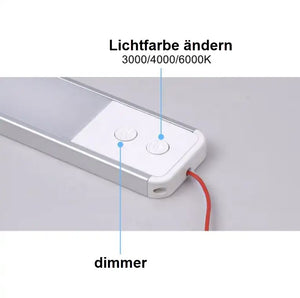 12V LED Lichtleiste, Aufputz, 3 Weissfarben inkl. Dimmer