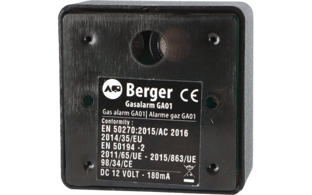 Berger GA01 Gasalarm, LPG, Butan, Propan, Narkose (CO mit Zusatzsensor)