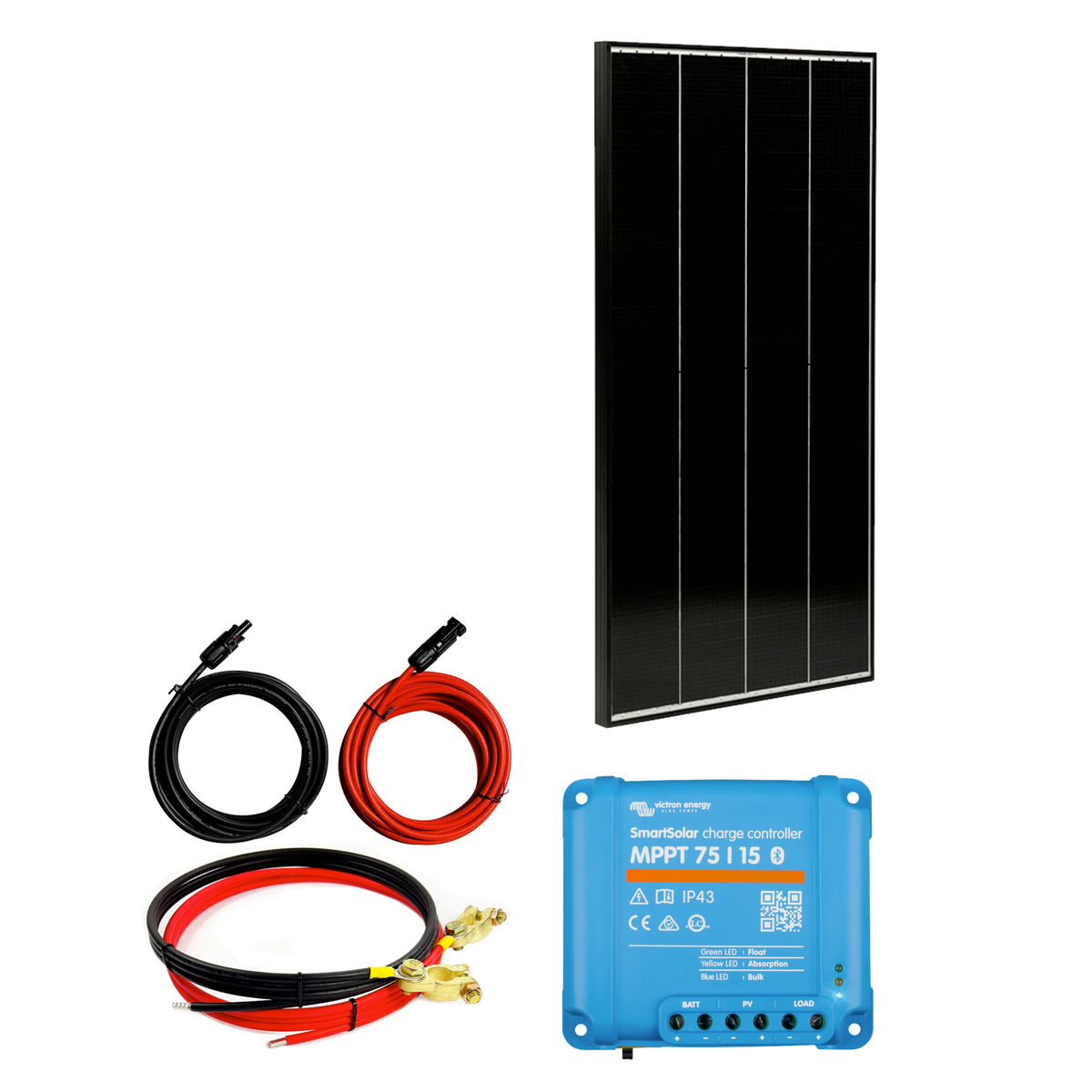 110 Watt Insel - Solaranlage, 12 Volt SET