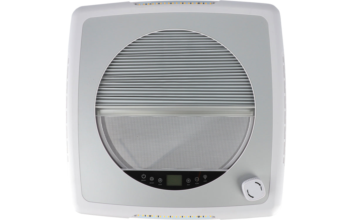 Lanterneau Berger Plus Fan avec système de ventilation 12 V 40 x 40 cm, 2 couleurs