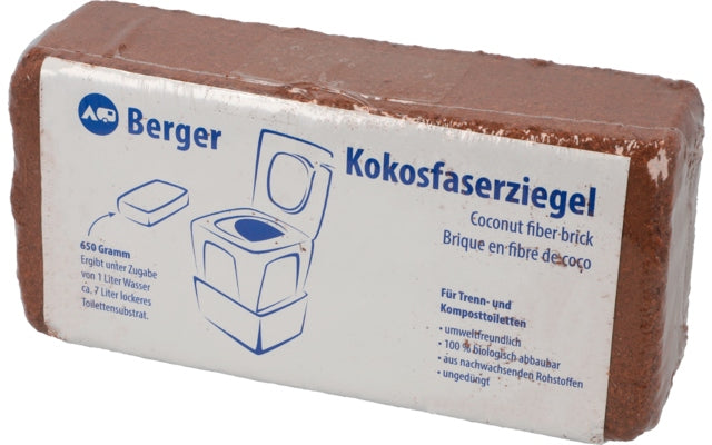 Berger Kokosfaserziegel für Trenntoiletten