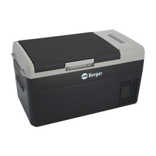 Laden Sie das Bild in den Galerie-Viewer, Berger MC 20 Kompressor Kühlbox mit Tiefkühlfunktion 12V 24V 230V 20 Liter