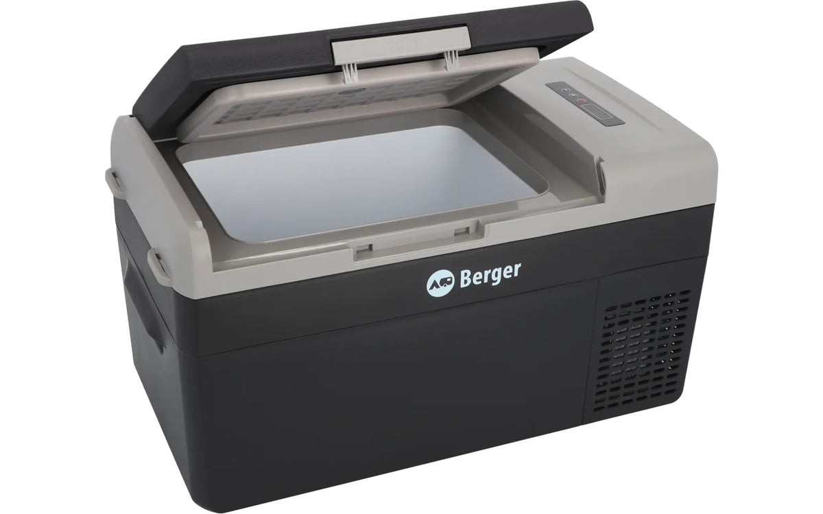 Berger MC 20 Kompressor Kühlbox mit Tiefkühlfunktion 12V 24V 230V 20 Liter