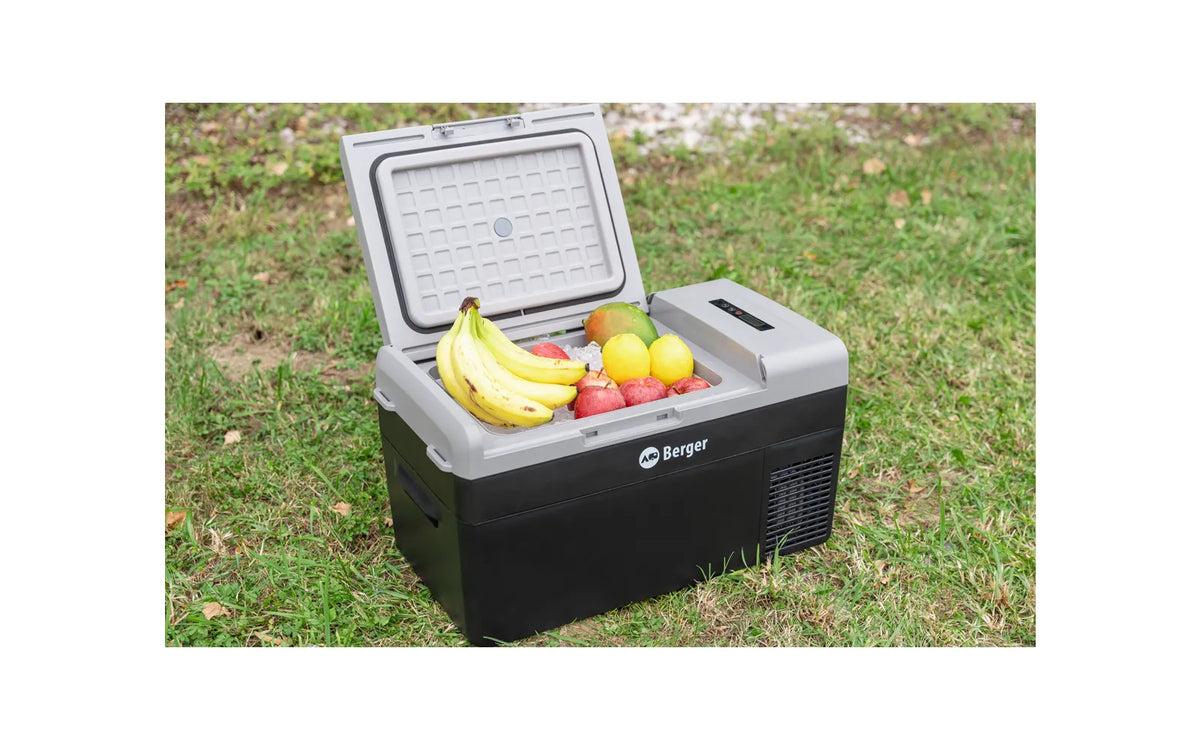 Berger MC 20 Kompressor Kühlbox mit Tiefkühlfunktion 12V 24V 230V 20 Liter