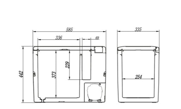 Kompressor-Kühlbox STYLE'N'COOL 35 L Kompakte Kühlbox im modernen Design