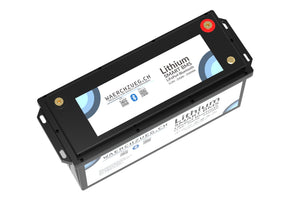 200Ah Lithium LiFePo4 Batterie, 12V, inkl. BMS und Hauptschalter sowie Bluetooth