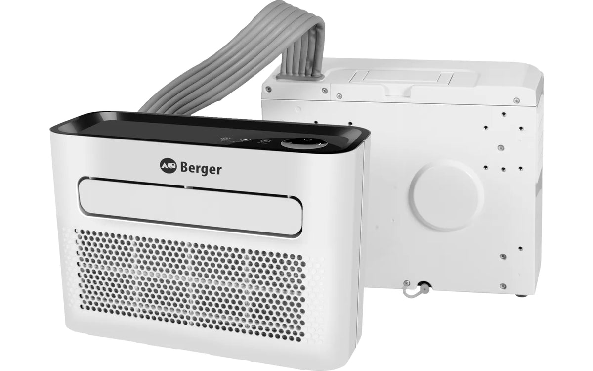 Berger Arktar 5000 Pro Mobile Split-Klimaanlage mit Heizung 5.000 BTU 1.465 W / 560 W