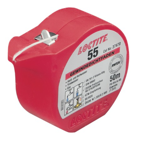 Fil d'étanchéité Loctite 55 pour l'étanchéité de l'eau chaude et froide des camping-cars