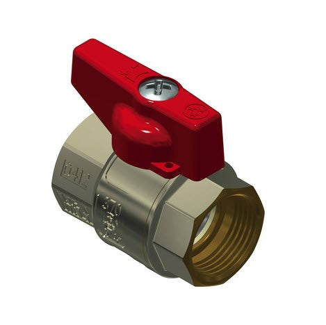 Ball valve 1/2" thread, with short handle