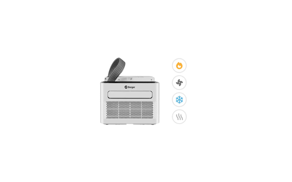 Berger Arktar 5000 Pro Mobile Split-Klimaanlage mit Heizung 5.000 BTU 1.465 W / 560 W