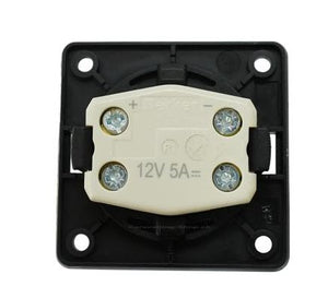 Integro Schalter mit Kontroll-LED 12 V Integro, anthrazit