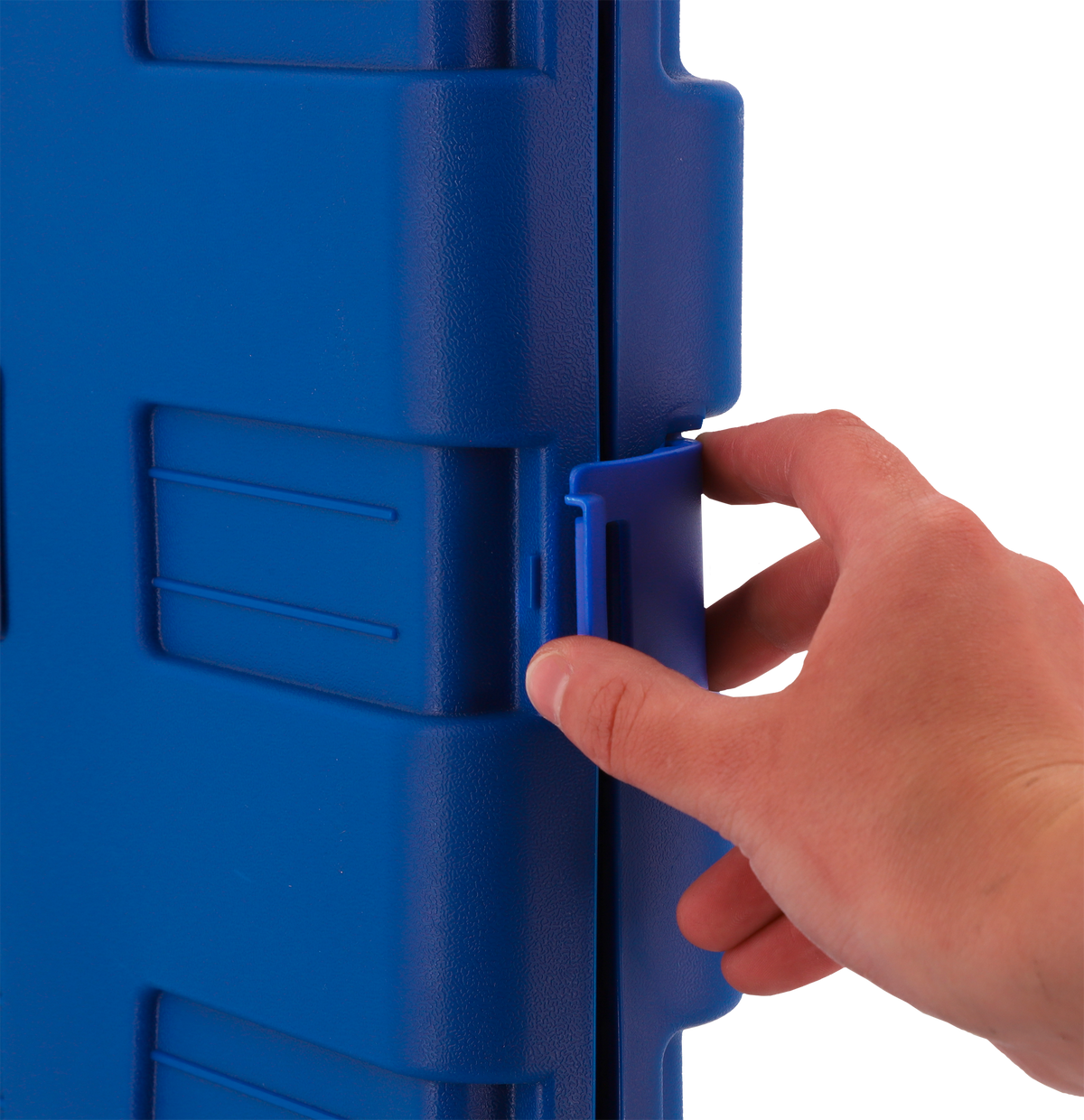 Verriegelung des Berger Einkaufstrolley XL