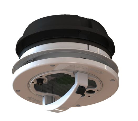 MaxxFan Dome Plus 12V Dachlüfter - Schwarz Dachlüfter inklusive LED-Beleuchtung