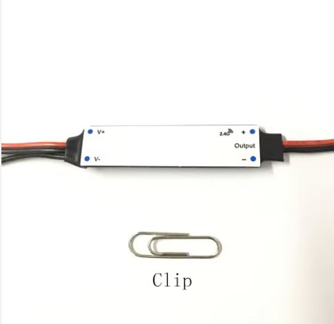 Mini récepteur radio incluant 2x télécommande, variateur LED, jusqu'à 36 watts (compatible V1)
