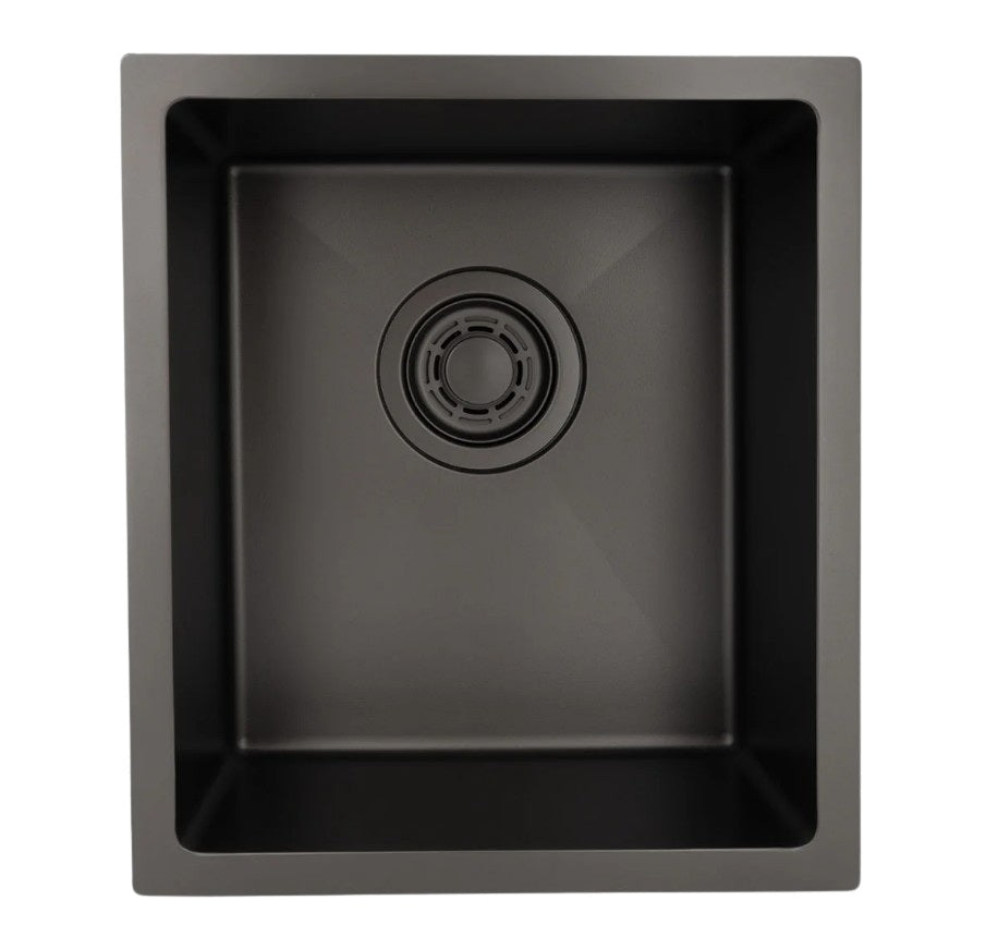 Queensize Camper Edelstahl Waschbecken [Dark Edition]