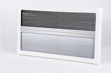 Verdunkelungssystem mit Innenrahmen für Carbest Fenster RW Style, Sichtschutz- und Moskitoschutz-Plissee