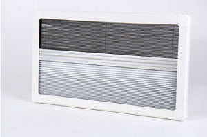 Verdunkelungssystem mit Innenrahmen für Carbest Fenster RW Style, Sichtschutz- und Moskitoschutz-Plissee