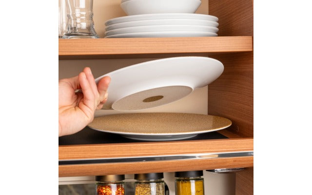 Silwy Aimant Assiette de table Set de 2 APRICOT
