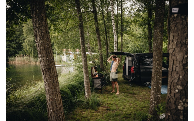 Berger Outdoor Dusche mit digitaler Anzeige