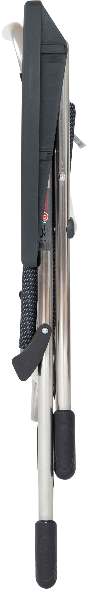 Crespo AL/219 Klappstuhl anthrazit, zusammengeklappt, Packmass 8 cm