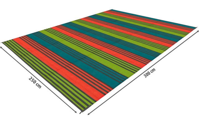 Berger Stripes Outdoormatte / Vorzeltteppich 300 x 250 cm
