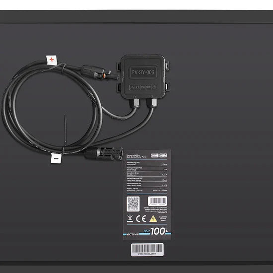 BSP 100L Black Lightweight | Panneau solaire léger à contact arrière avec 100WP
