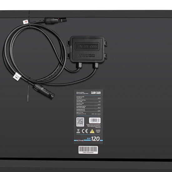 BSP 120 Nero Leggero | Modulo solare a contatto posteriore leggero con 120WP