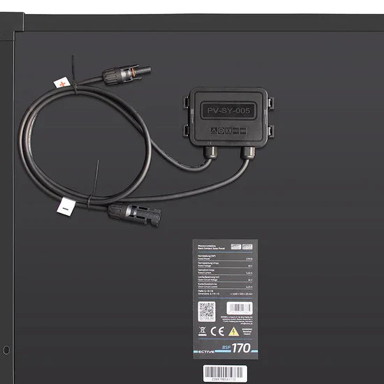 BSP 170 Black Lightweight | Leichtgewicht Back Contact Solarmodul mit 170WP