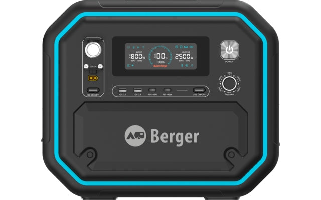 Berger Energy BEPS 2500 tragbare Powerstation 2.160 Wh 2.500 W
