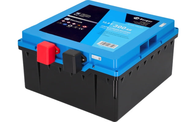 Berger LiFePO4 Lithium Untersitz Batterie Pro 300 Ah 12 V mit Bluetooth & Heizung
