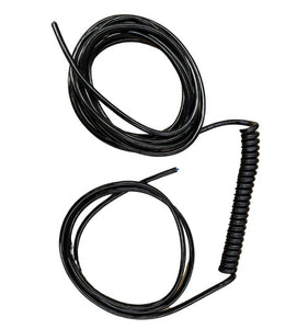 Spiral Kabel 8m 2x 2.5mm2 mit Kringel für Solaranlage auf T5 / T6 California, PUR, Schwarz
