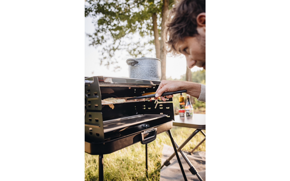 Grillen auf dem Berger Koffergasgrill