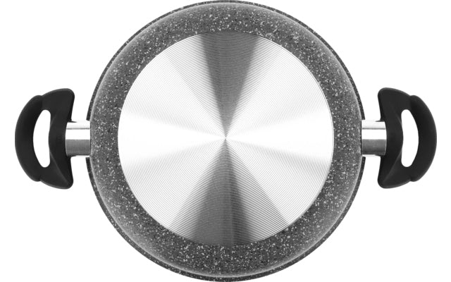 Berger Stone Rock Topfset in Granit-Optik mit Antihaftbeschichtung 10 tlg.