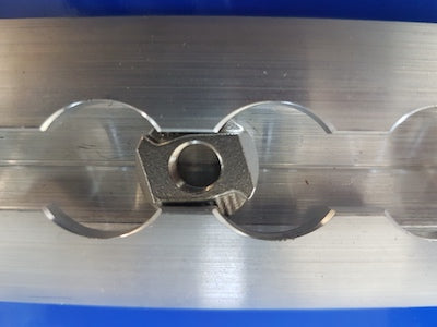 Écrou de rail d'arrimage M8, kit en acier inoxydable