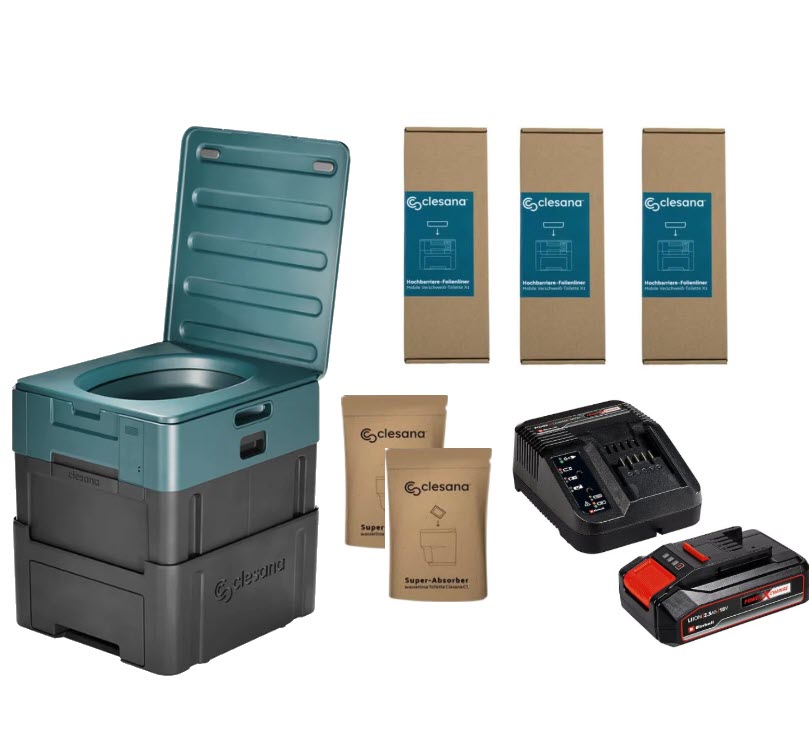 Clesana X1 mobile welding toilet