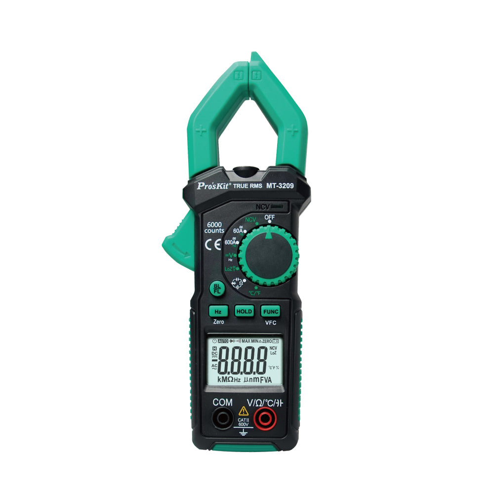 Pro'sKit MT-3209 Stromzange 600 A AC/DC True RMS