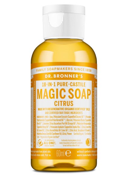 Dr. Bronner 18in1 Body Care Biodégradable (douche, mains, etc.) div. saveurs