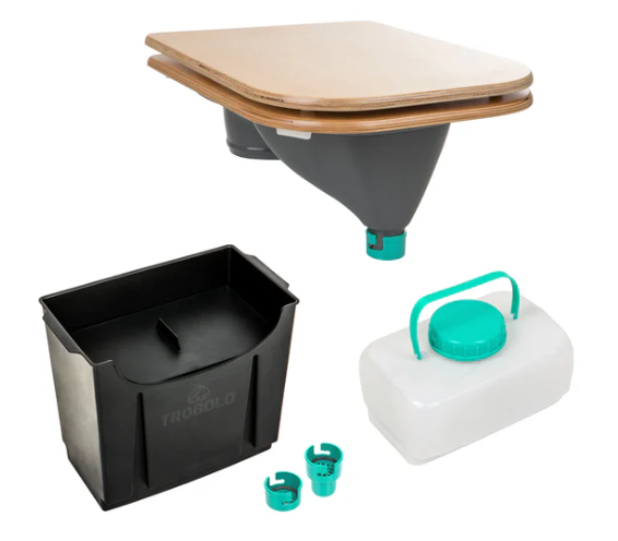 DIY Set avec siège en bois noir ou blanc