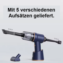Laden Sie das Bild in den Galerie-Viewer, Hand Staubsauger, sehr stark mit 5 Aufsätzen und USB-C Ladekabel, für den Camper