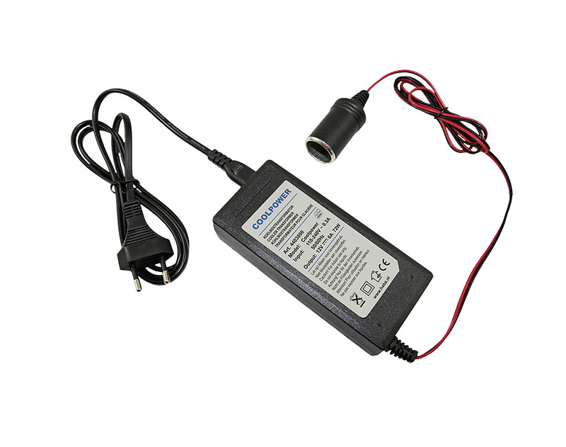 Netzteil 230 V 12 V / 72 Watt, Zigarettenanzünder für z.B. Kühlboxen