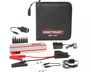 Dino Kraftpaket Starthilfegerät Inkl. Powerbank und Ladekabel 12 V / 600 A