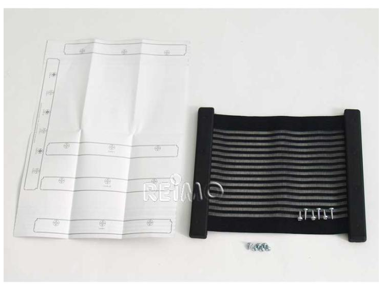 Filet de rangement Kiiper taille M, noir, ligné L:270xl:250mm