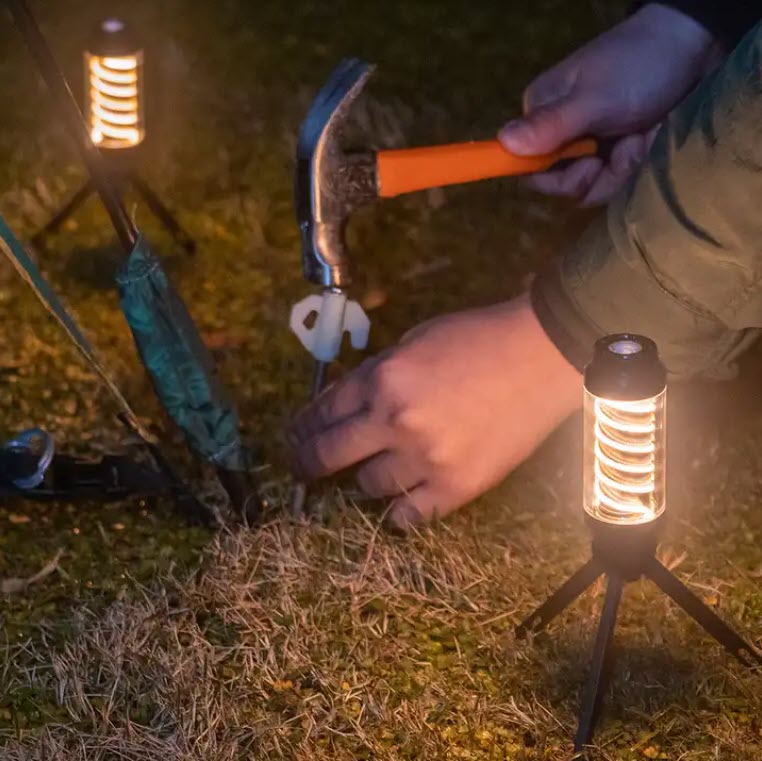 LED lamp with flashlight function incl. stand and charging cable