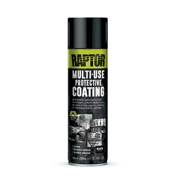 Raptor 1k, vernice protettiva multiuso, bomboletta spray 450 ml, nero