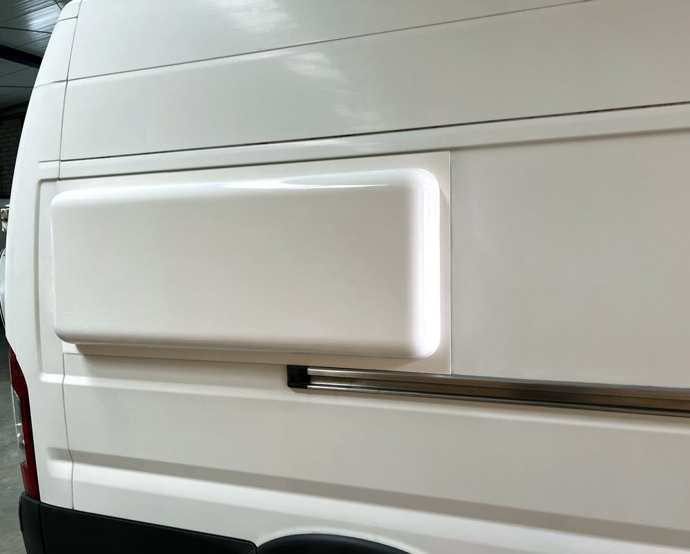 Estensione/flare posteriore "Jumbo", ad esempio per VW Crafter, Fiat Ducato, ecc.