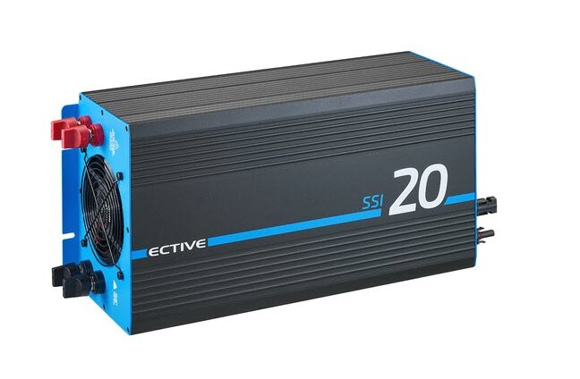 ECTIVE SSI 4in1 Onduleur sinusoïdal Inverter avec régulateur de charge solaire MPPT, chargeur et NVS