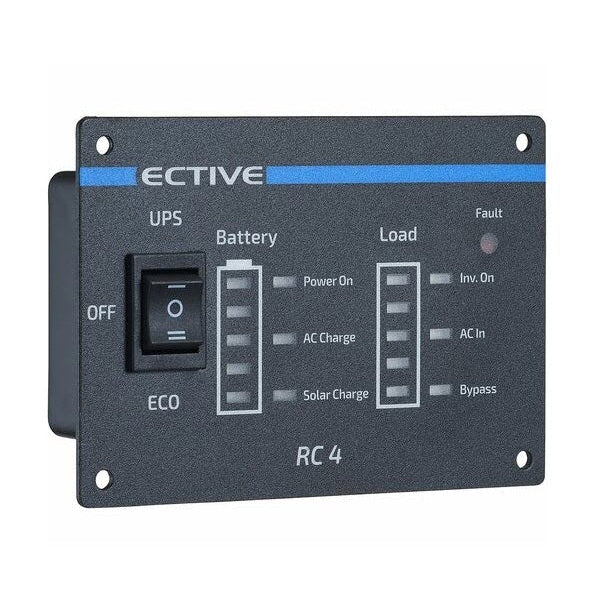 ECTIVE RC4 Fernbedienung mit Ladestandsanzeige für Wechselrichter