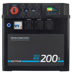 ECTIVE AccuBox 200S oder 300S LiFePO4 Powerstation 3000W 2560Wh oder 3840Wh