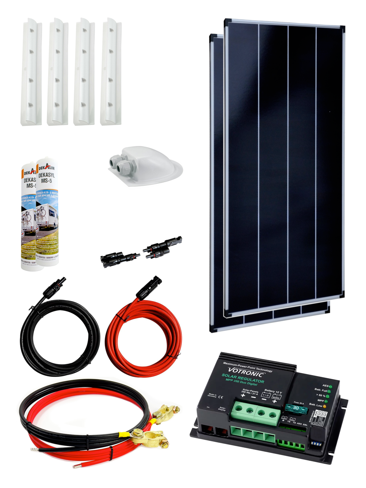 340 Watt Wohnmobil Camping Solaranlage 12 Volt SET